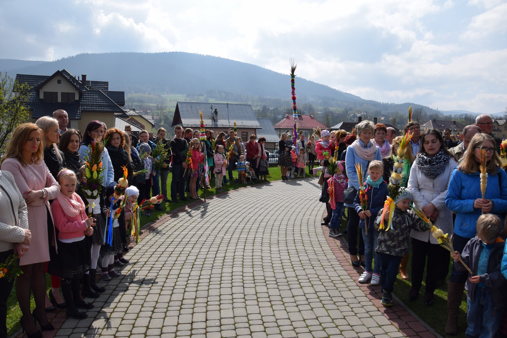 Procesja z palmami w Dobrej